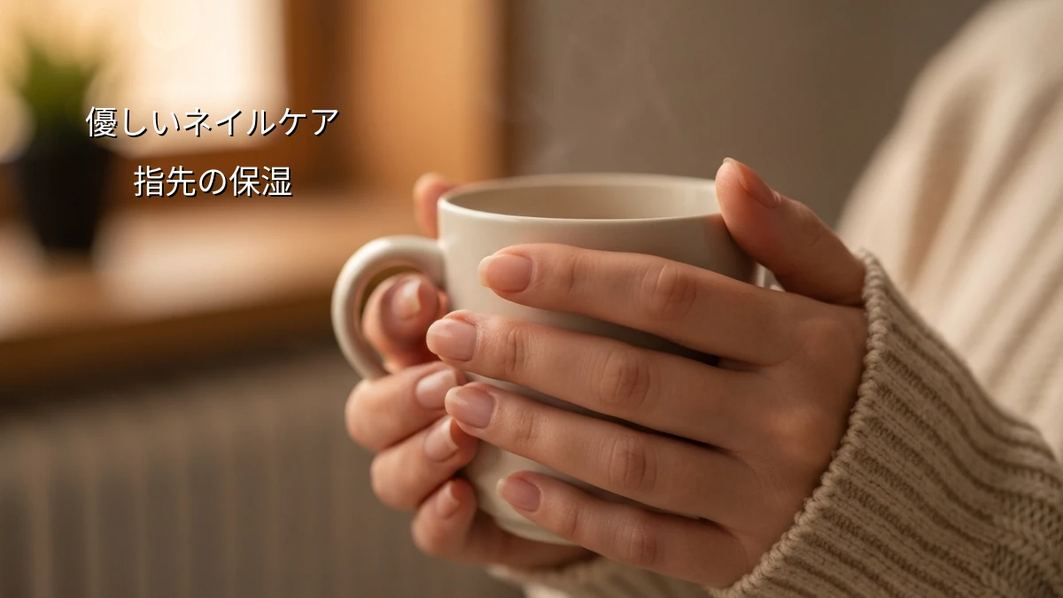 秋から冬の変わり目に!乾燥で爪が硬く割れやすい初心者のための優しいネイルケア
