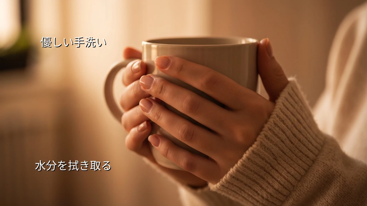 手洗いのお湯が原因かも 乾燥が気になる初心者が今日からできる優しいネイルケア