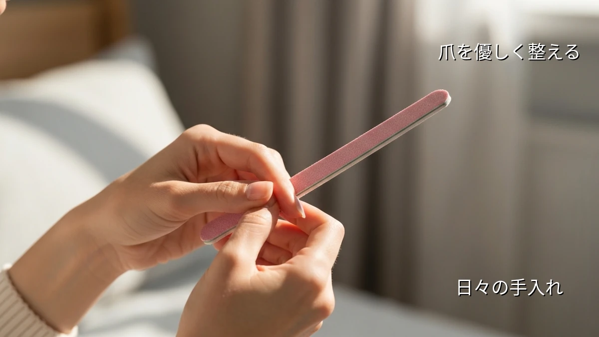 季節の変わり目、体調が揺らぐ日でも。完璧じゃなくていい健康ネイルケア